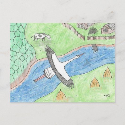 "Rustic motifs" ポストカード (正面)