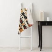 Rustic Mudcloth Geometric Pattern (1) シェルパブランケット (インサイチュ)