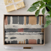 Rustic Mudcloth Geometric Pattern (1) 薄葉紙 (ギフト)