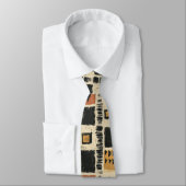 Rustic Mudcloth Geometric Pattern (2) ネクタイ (タイ)