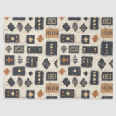 Rustic Mudcloth Geometric Pattern (2) 薄葉紙 (正面)