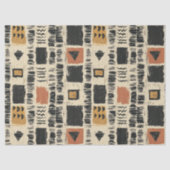 Rustic Mudcloth Geometric Pattern (3) 薄葉紙 (正面)