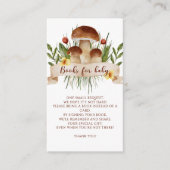 Rustic Mushroom Autumn Books For Baby Card エンクロージャーカード (正面)