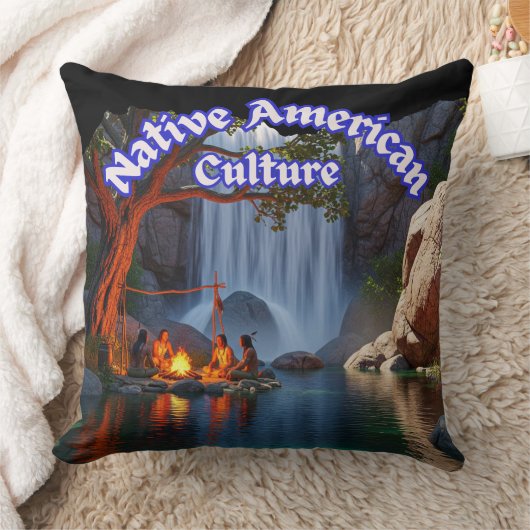   Rustic Native American Culture クッション (ブランケット)