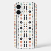 Rustic Native Ethnic Mudcloth Aesthetic Vertical Case-Mate iPhoneケース (裏面)