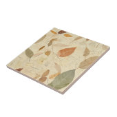 Rustic Nature-Inspired Leaf - Botanical Art (3) タイル (側面)