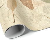 Rustic Nature-Inspired Leaf - Botanical Art (3) ラッピングペーパー (ロールコーナー)