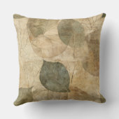 Rustic Nature-Inspired Leaf - Botanical Art (6) クッション (裏面)