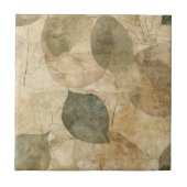 Rustic Nature-Inspired Leaf - Botanical Art (6) タイル (正面)