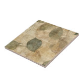 Rustic Nature-Inspired Leaf - Botanical Art (6) タイル (側面)