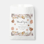 Rustic Neutral Boho Wedding フェイバーバッグ (正面)