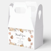 Rustic Neutral Boho Wedding フェイバーボックス (オープン)