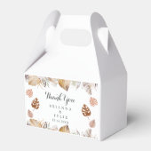 Rustic Neutral Boho Wedding フェイバーボックス (正面サイド)