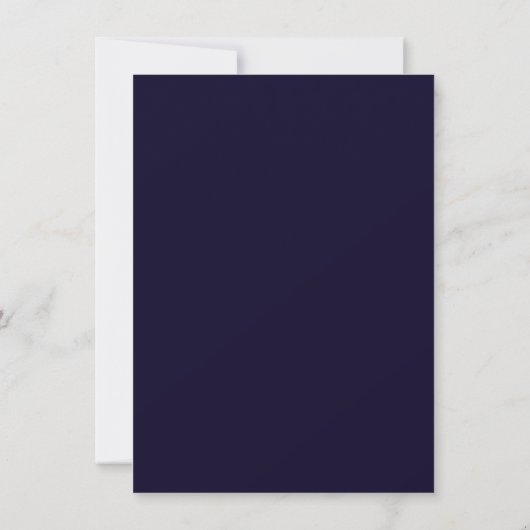 Rustic Night Glow Save the Date Card – Flat Card (裏面)