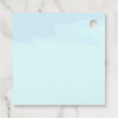 Rustic Oak Tree Autumn Wedding フェイバータグ (裏面)