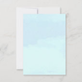 Rustic Oak Tree Autumn Wedding 出欠カード (裏面)