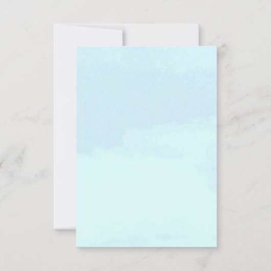 Rustic Oak Tree Autumn Wedding 出欠カード (裏面)