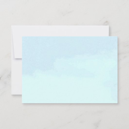 Rustic Oak Tree Autumn Wedding 出欠カード (裏面)