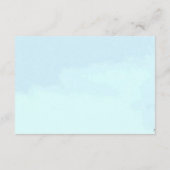 Rustic Oak Tree Autumn Wedding Details エンクロージャーカード (裏面)