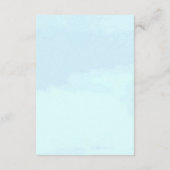 Rustic Oak Tree Autumn Wedding Registry エンクロージャーカード (裏面)