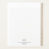 Rustic Old West watercolor art; Desert planner プランナー手帳 (裏面)