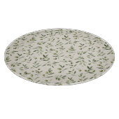 Rustic Olive Branch Mediterranean Pattern カッティングボード (角)