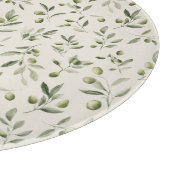 Rustic Olive Branch Mediterranean Pattern カッティングボード (角)