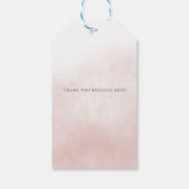 Rustic Orange Floral Fall Bridal Shower  ギフトタグ (裏面)