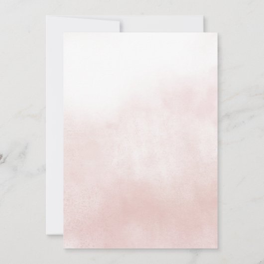 Rustic Orange Floral Fall Wedding セーブザデート (裏面)