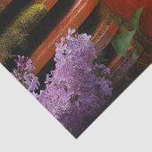 Rustic Orange Lilac Truck Decoupage 薄葉紙 (詳細)