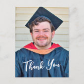 Rustic Panel Design Thank You Postcard ポストカード (正面)