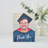 Rustic Panel Design Thank You Postcard ポストカード (スタンド正面)