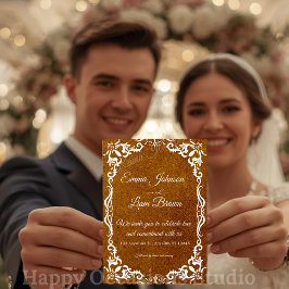 Rustic Papel Picado Mexican Wedding Invitation 招待状