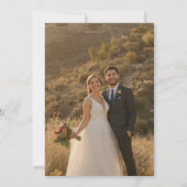 Rustic Papel Picado Mexican Wedding Invitation 招待状 (裏面)