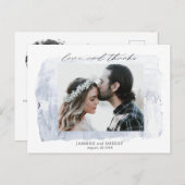 rustic pastel写真ありがとうポストカード ポストカード (正面/裏面)