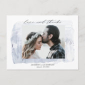 rustic pastel写真ありがとうポストカード ポストカード (正面)