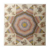 Rustic Patchwork Quilt Star of Bethlehem タイル (正面)
