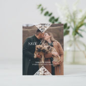 Rustic Pet Photo Lace Effect Whimsical Typography (スタンド正面)