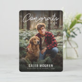 Rustic PhotoPop Graduation 案内状 (スタンド正面)