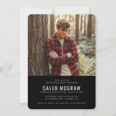 Rustic PhotoPop Graduation 案内状 (裏面)