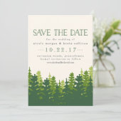 Rustic Pine Trees Wedding セーブザデート (スタンド正面)
