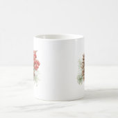 Rustic Pinecone and Berry Christmas コーヒーマグカップ (中央)