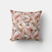 Rustic Pink Floral クッション (正面)