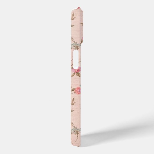 Rustic Pink Rose Custom iPhone 15 Case Case-Mate iPhoneケース (裏面 / 右)