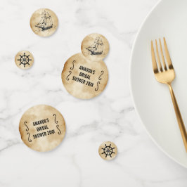 Rustic Pirate Ship Theme Bridal Shower コンフェッティ