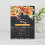 Rustic Pizza & Wings Before The Rings Rehearsal 招待状 (スタンド正面)