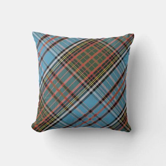 Rustic Plaid Anderson Tartan クッション (正面)
