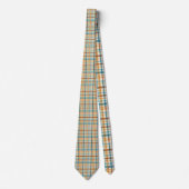Rustic Plaid Pattern Necktie Tie ネクタイ (正面)