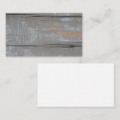rustic planks 名刺 (正面/裏面)