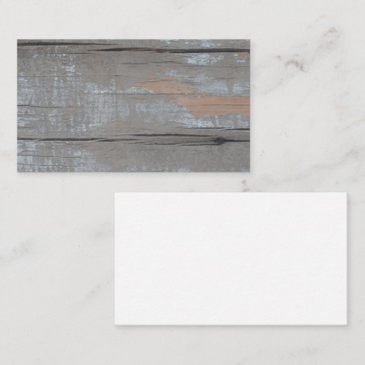 rustic planks 名刺 (正面/裏面)
